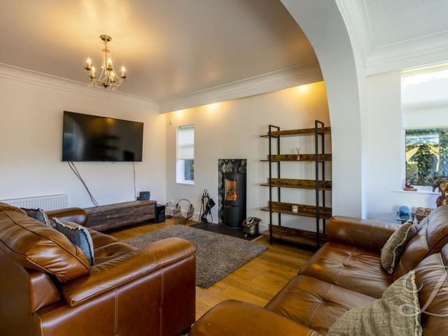A third shot of the comfortable living room. Anyone for a relaxing evening in front of the telly?