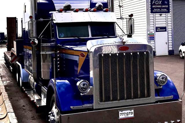 Fox Brothers' restored Peterbilt truck
