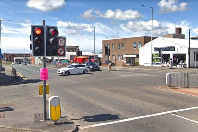 Motorists like this one making a U-turn on Ringway will be fined if and when cameras are watching over the junction (image: Google)