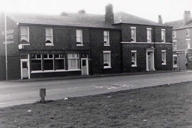 The original Sumners Hotel, in Watling Street Road, Preston, pictured in 1984. It was demolished in 1986 as part of a road widening scheme