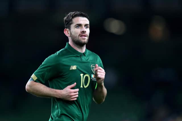 New PNE man Robbie Brady in action for the Republic of Ireland.