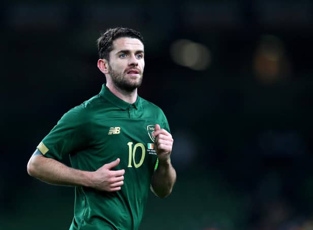New PNE man Robbie Brady in action for the Republic of Ireland.