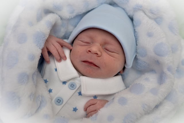Tobie James Phoenix, born May 6 at 1.39am weighing 5lb 14oz, to Laura Phoenix from Preston.