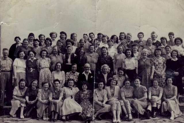 Staff from Middleton Tower Holiday Camp in the 1940s.