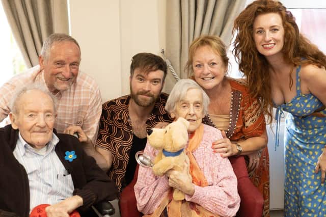 Family with singer Johnny Write