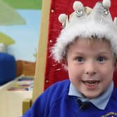 New Longton All Saints school pupils discuss King Charles.
