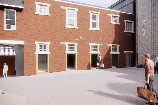 The former cells at what was initially a police station are planned to be repurposed into studio, craft or retail space