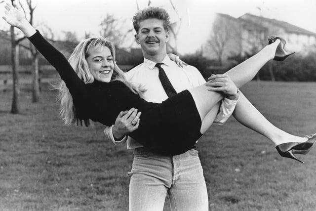 This is 14-year-old Samantha Edgar, of Schoolfield, Clayton Brook. But she was no ordinary teenager. For she regularly teamed up with her dancing partner, Liverpool lad Mark Lawlor, to form Fizzycle - a high energy song and dance duo