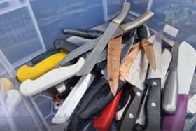Knives seized in crackdown