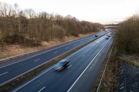 A multiple vehicle collision has shut lanes and is causing tailbacks of traffic and 60 minute delays on the M65 this morning