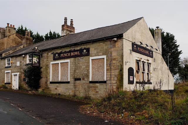 The former Punch Bowl Inn at Hurst Green