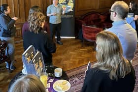 Professor Matthew Paterson addressing the On Resilience launch event organised by Policy@Manchester . Photo: The University of Manchester