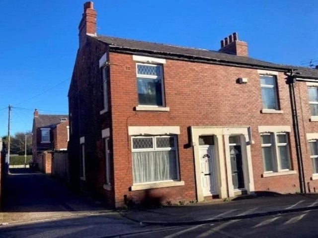 For sale by modern auction with Entwistle Green is this 3 bed end terrace house on Fenton Road, Fulwood