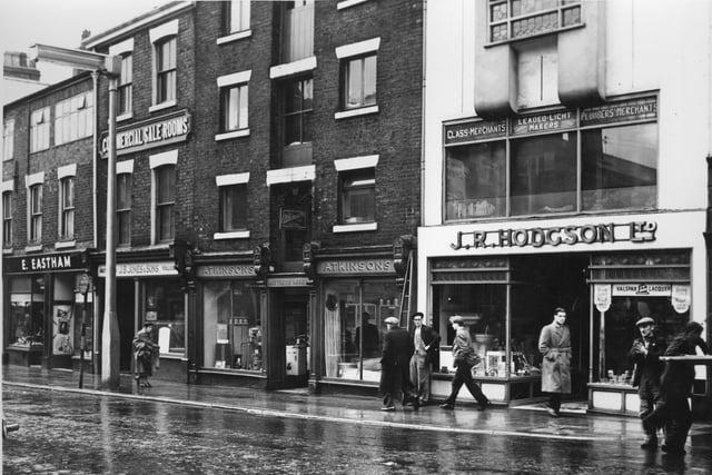 This wonderful image of Church Street, Preston in the 1930s, show some of the shops that occupied a section of the road - including Atkinsons, JR Hodgson plumbers merchants and E Eastham photographer