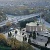 The plot proposed for the new mosque is an elevated patch of ground that was previously used as a compound during construction of the Broughton Bypass more than five years ago (image: RIBA)