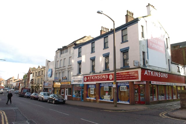 These shops on Church Street stood on the proposed site of the new Preston bus station