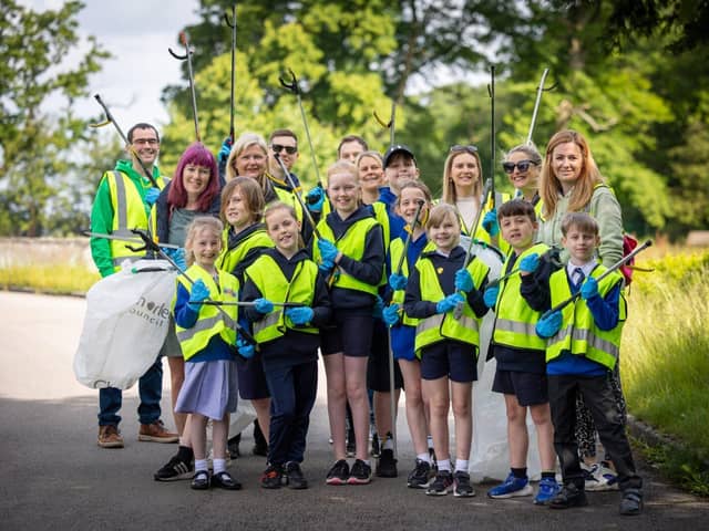 St Teresa's Primary children join forces with members of Penwortham's community Business Network