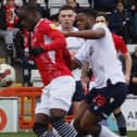 Arthur Gnahoua spent two years with Morecambe before joining Grimsby Town Picture: Ian Lyon