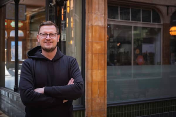 Mark O'Rourke outside his soon to be branded Bath House Bistro in the Miller Arcade, Preston