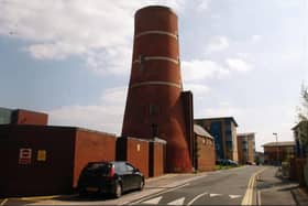 The old windmill on Cragg's Row off Moor Lane, Preston.