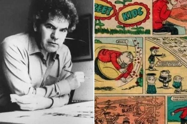 Born in Whittle-le-Woods, Leo Baxendale took his first job at the Lancashire Evening Post, drawing adverts and cartoons before beginning his work on the Beano. Sadly he passed away on April 23 2017.