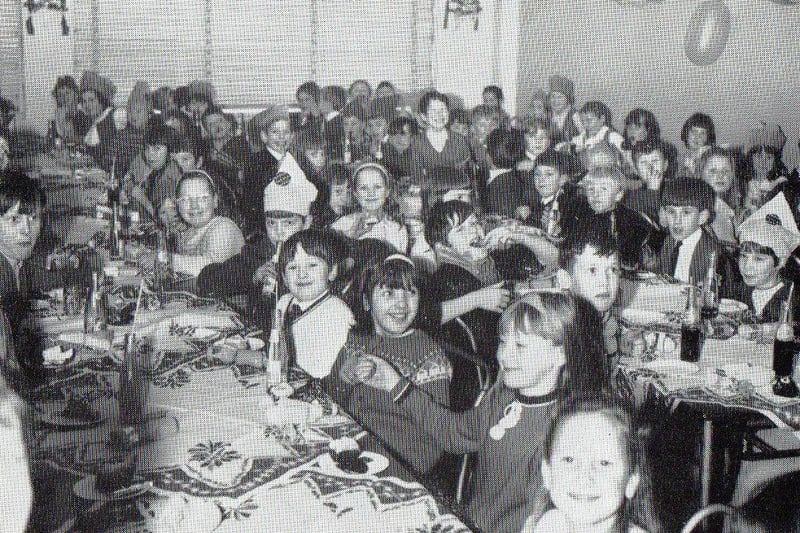 Christmas party at Goss in Preston in 1969