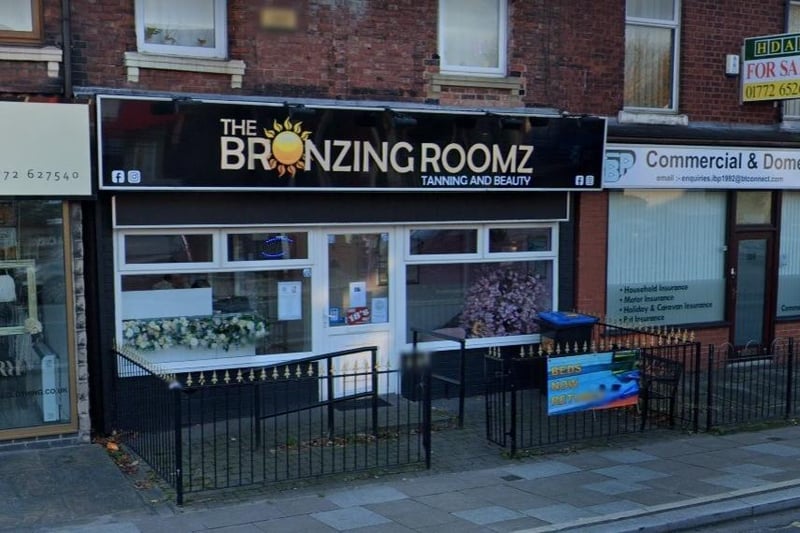 The Bronzing Roomz on Station Road, Bamber Bridge, has a rating of 4.8 out of 5 from 37 Google reviews