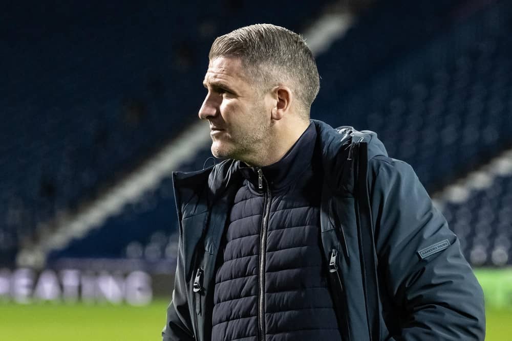 Preston North End's manager Ryan Lowe