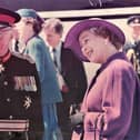 Sir Simon Towneley alongisde the late Her Majesty the Queen Elizabeth II