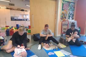 Baby massage is amongst the many activities taking place at some of the new family hubs, like the one in Ribbleton