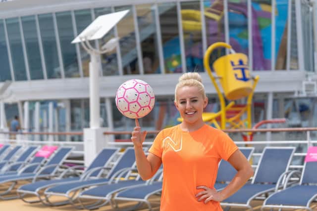 Liv Cooke said she is looking forward to watching the Lionesses participate in the upcoming Women’s World Cup (Royal Caribbean International)