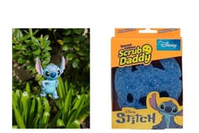 Available at www.dobbies.com is the Disney’s Stitch Plant Garden Stake priced at £6.99, and in-store at Tesco is the Disney Stitch-inspired Scrub Daddy at £3.49.