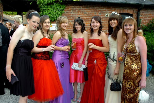 Beautiful dresses on show at the 2009 Ashton High School prom at Bartle Hall Hotel
