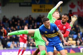 Jacob Bedeau (right) joined Notts County from Morecambe over the summer Picture: Andrew Redington/Getty Images