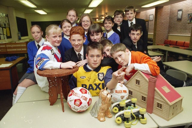 Children are setting up a bumper sale of signed football shirts and other goods in their bid to raise more than £1,000 for Derian House Children's Hospice in Chorley. They have approached their favourite football teams, including Preston North End, Blackpool and Liverpool, to sign shirts and footballs to be auctioned at Priory High School in Penwortham, near Preston
