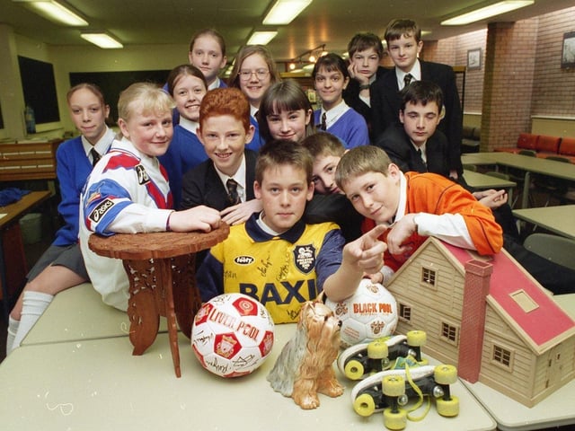 Children are setting up a bumper sale of signed football shirts and other goods in their bid to raise more than £1,000 for Derian House Children's Hospice in Chorley. They have approached their favourite football teams, including Preston North End, Blackpool and Liverpool, to sign shirts and footballs to be auctioned at Priory High School in Penwortham, near Preston