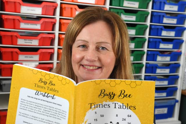 Private tutor and former primary school teacher Joanne Adams has published a times table work book