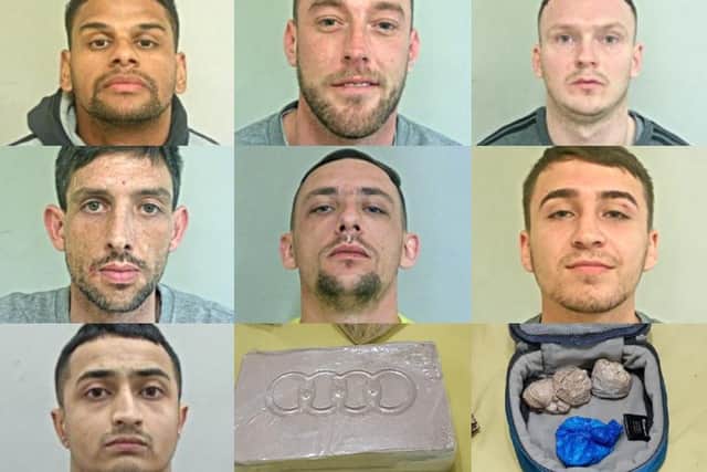 An organised crime group have been sentenced to a total of almost 60 years in prison after supplying Class A drugs in Preston. (Credit: Lancashire Police)