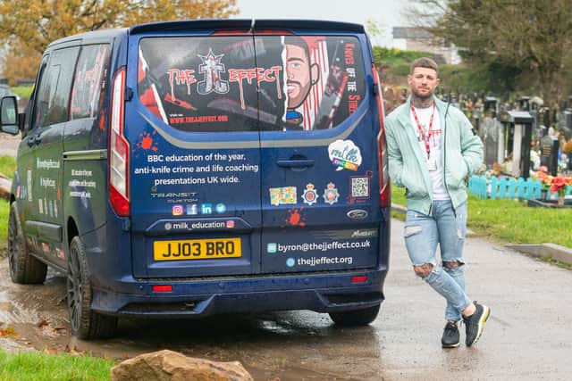 Byron Highton is launching The JJ Effect’s Christmas appeal for 2023 where presents can be donated for those in need. Photo: Kelvin Lister-Stuttard
