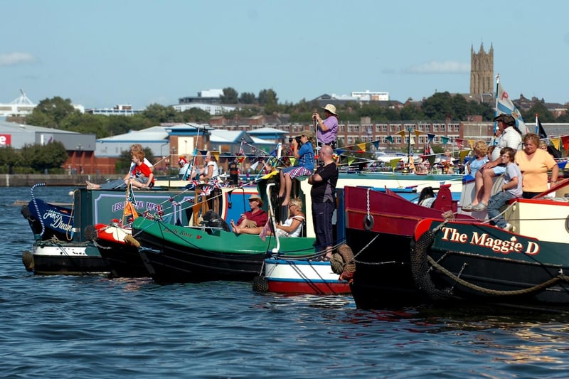The annual Riversway festival at Preston Marina in 2012