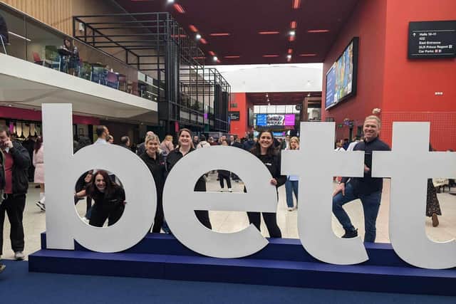 The team at Jam Coding visiting the BETT Show in 2023