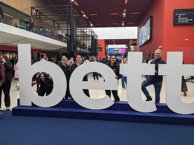 The team at Jam Coding visiting the BETT Show in 2023
