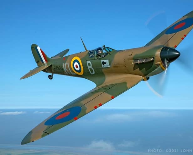 A World War Two Spitfire like this one will be on Preston's Flag Market