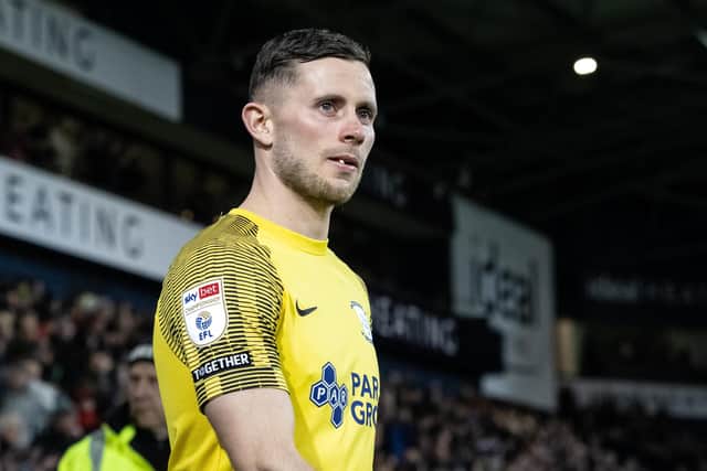 Preston North End's Alan Browne takes to the pitch