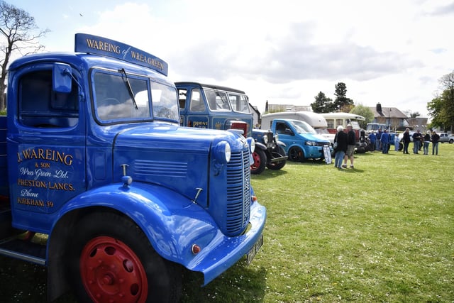 Commercial vehicles were also part of the show