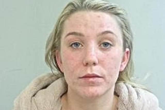Hannah Jones was jailed for eight months after fleeing the scene of a fatal collision (Credit: Lancashire Police)
