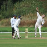 Penwortham bowler Ashley Billington.