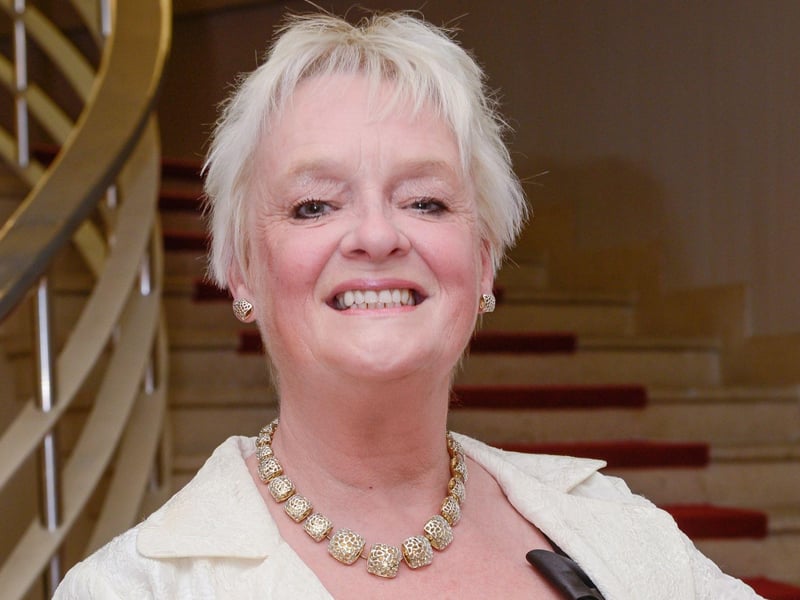 Morecambe dance teacher Sharman Robinson at the Midland Hotel in 2013 for a Miss Great Britain 1968 reunion dinner.