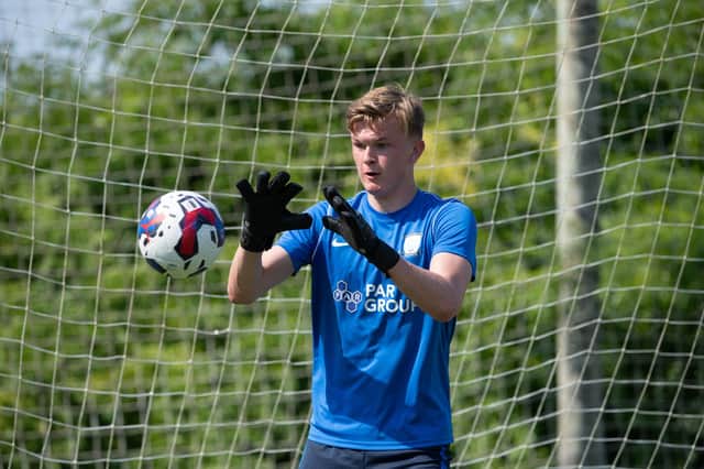 James Pradic during PNE's summer training camp in Campoamor