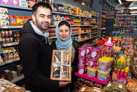 Owners of Super Veg stall in Preston Yosef Azizi, known to most as Jack and Satara Azizi decided to take on a new challenge in the form of second stall ‘Y & S Sweets and Nuts’ stall